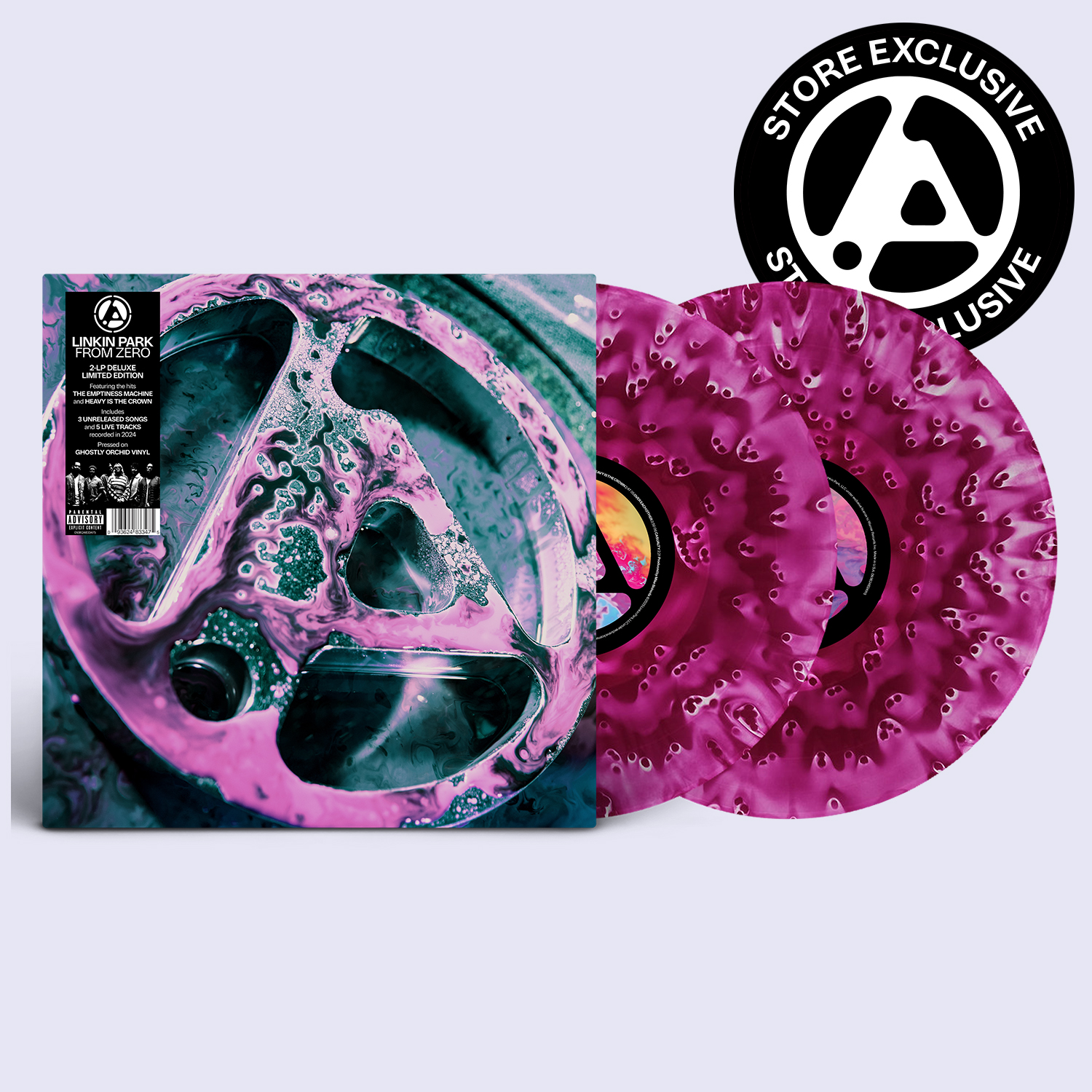 FROM ZERO (DELUXE EDITION) GHOSTLY ORCHID VINYL 2LP | Linkin Park